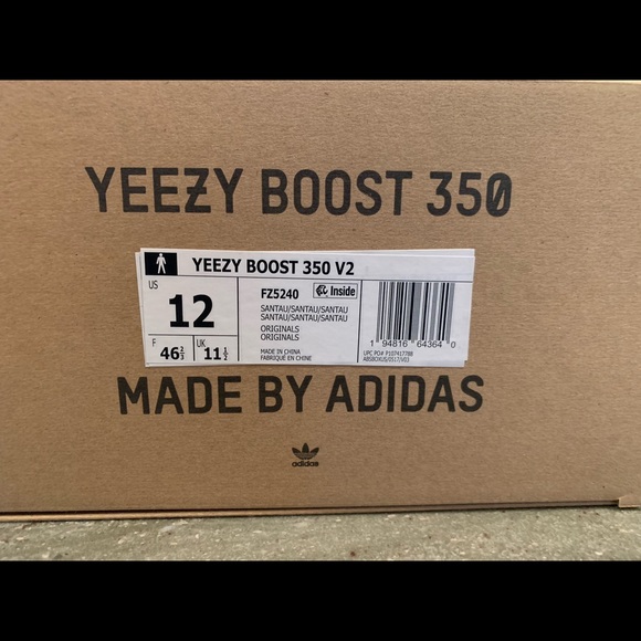 Adidas Yeezy Boost men’s shoes. Never worn. Comes with box extra pair of laces. - Picture 10 of 12